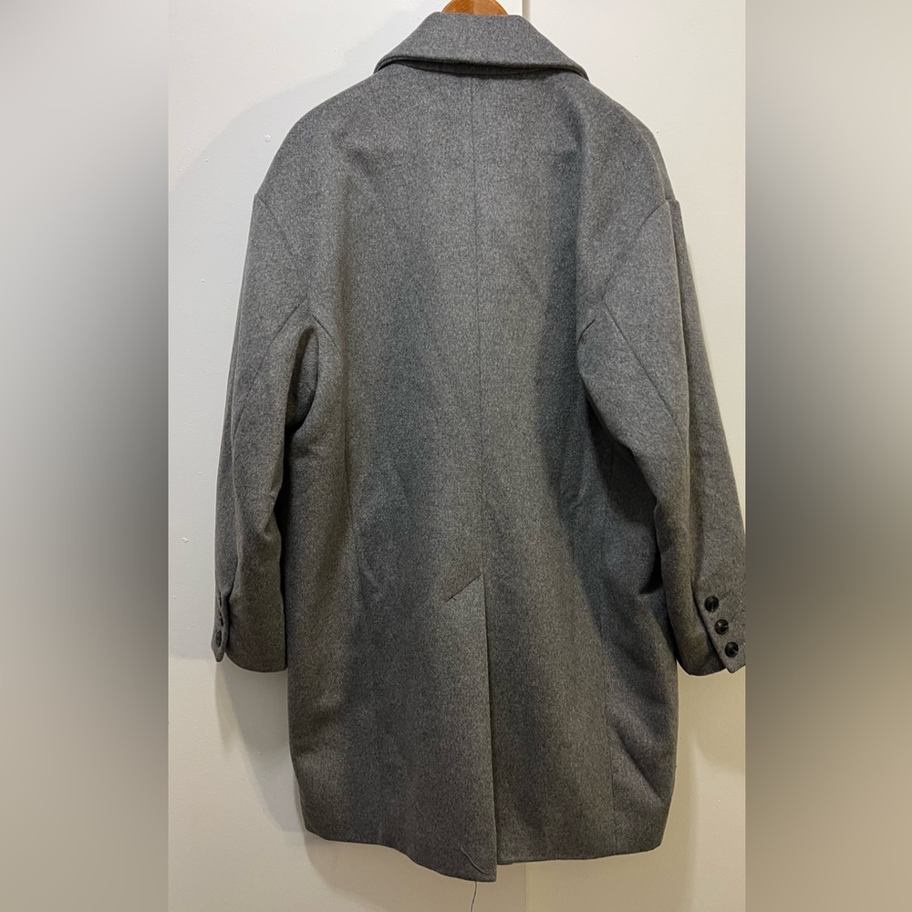 Anthropologie Maeve Charcoal Pea Coat NWT - Picture 5 of 5